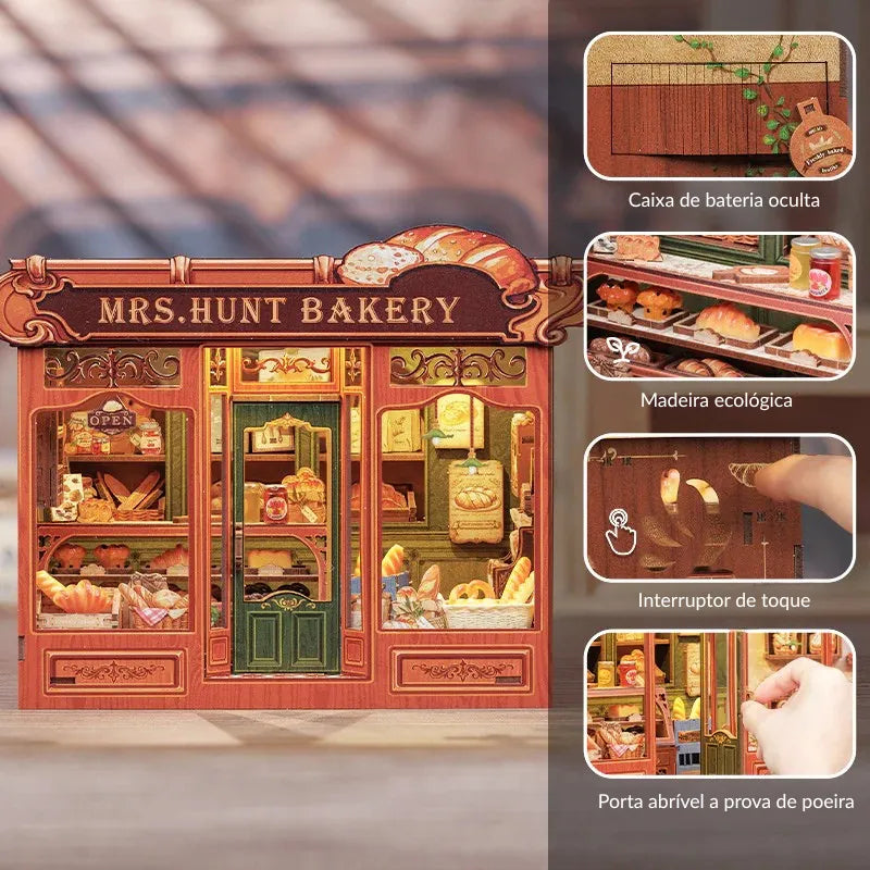 Padaria da Sra. Hunt Casa Miniatura DIY