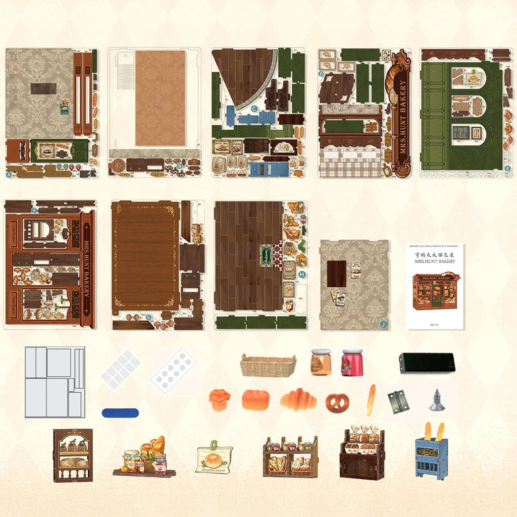 Padaria da Sra. Hunt | Casa Miniatura DIY