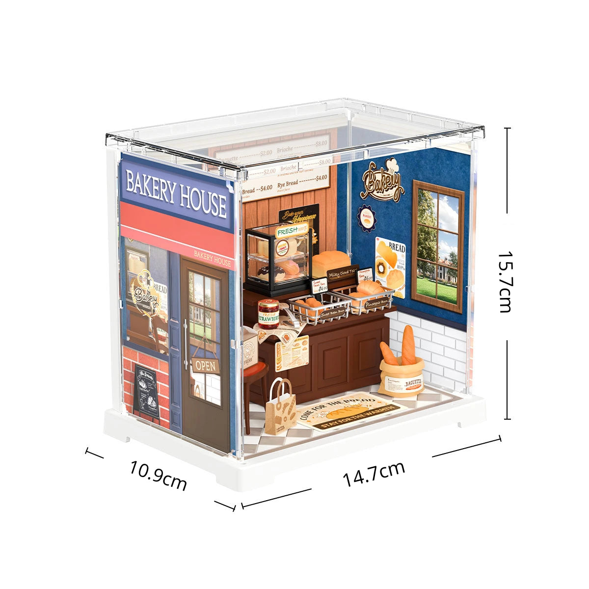 Padaria Francesa Casa Miniatura DIY