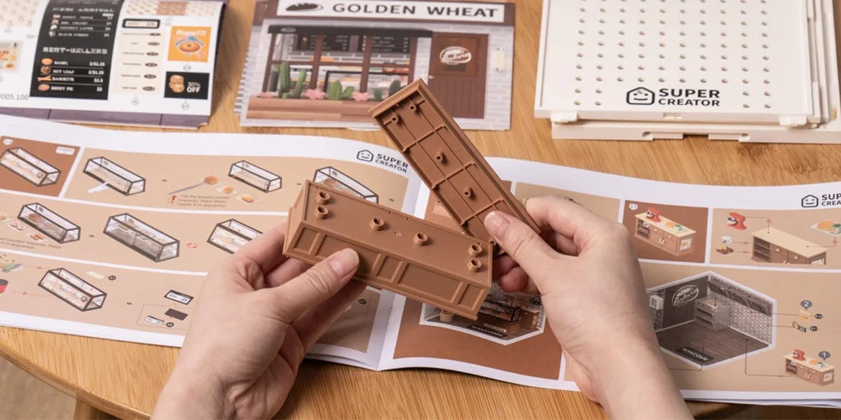 padaria trigo dourado casa miniatura - montagem imagem 2