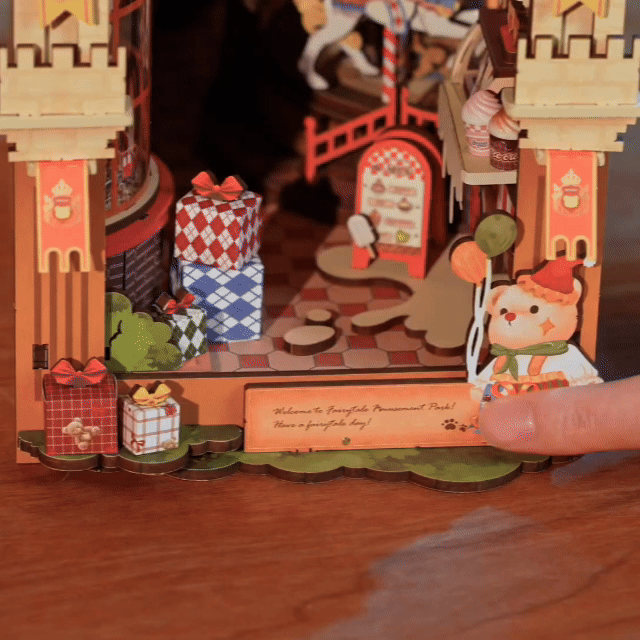 Parque de Diversões Encantado | Book Nook DIY