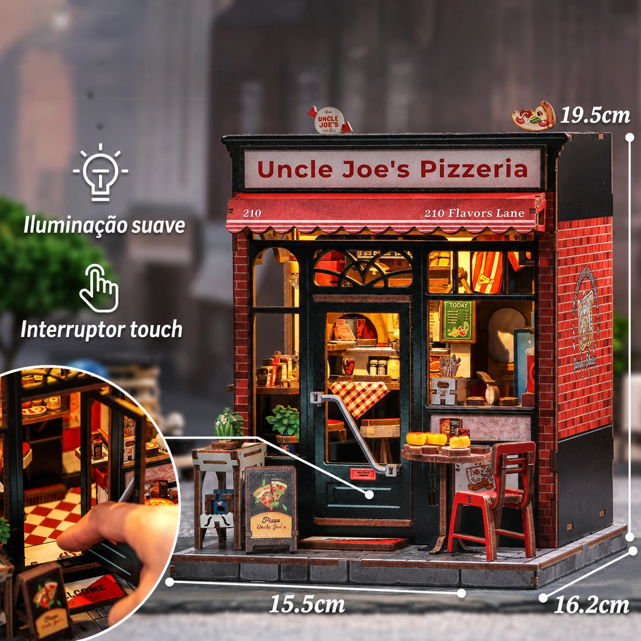 Pizzaria do Tio Joe | Casa Miniatura DIY