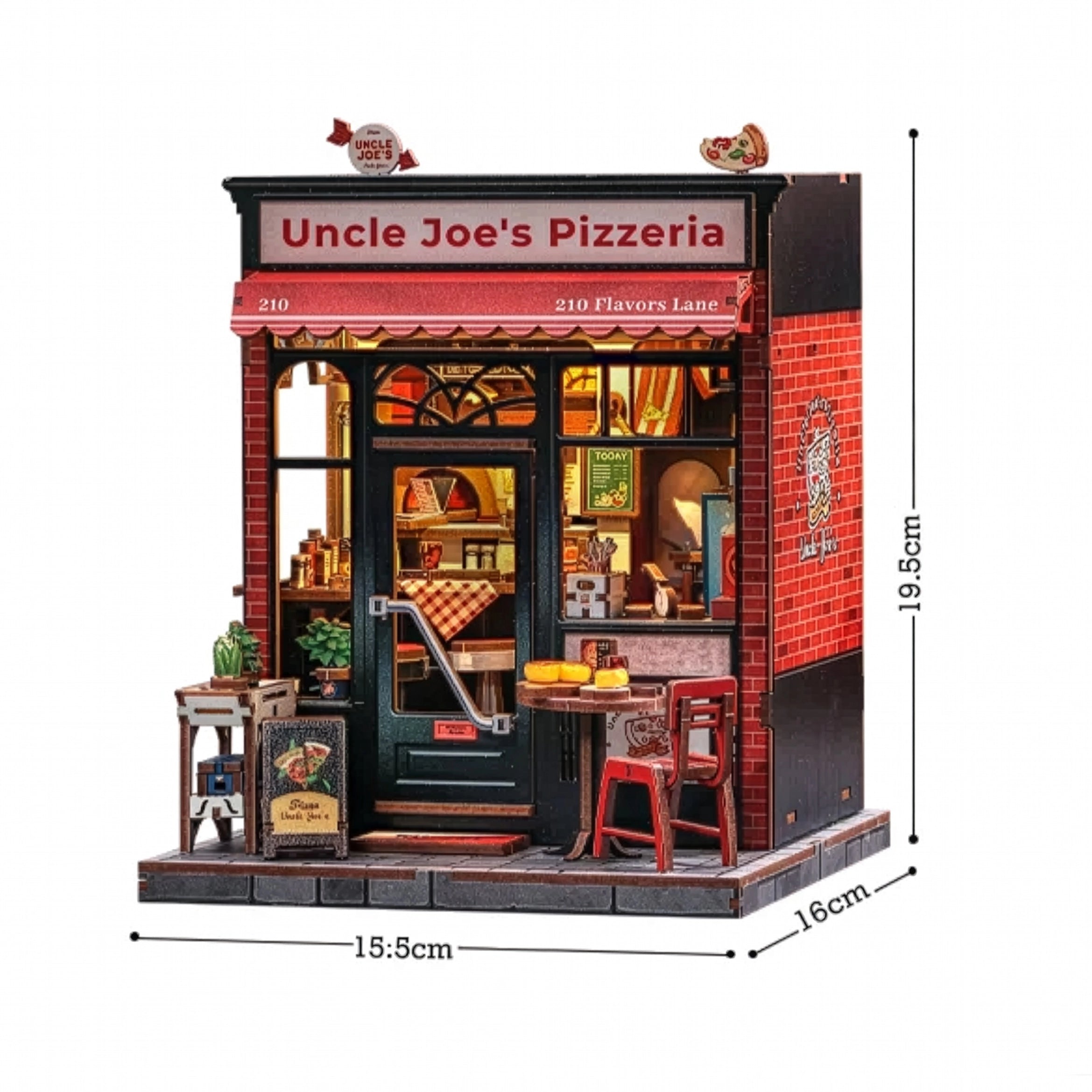 Pizzaria do Tio Joe | Casa Miniatura DIY