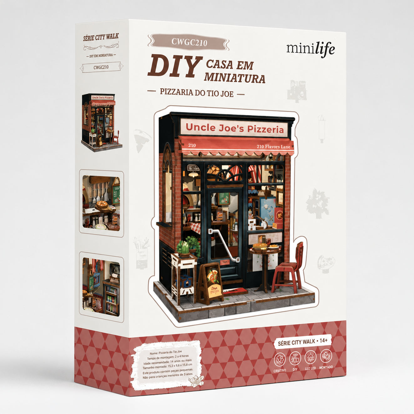 Pizzaria do Tio Joe | Casa Miniatura DIY