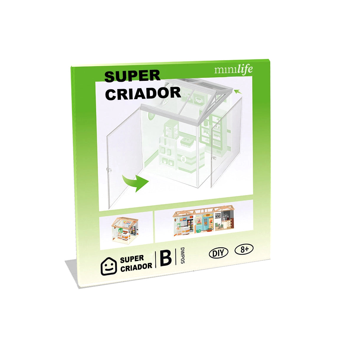 Telhado e Porta à Prova de Poeira - Série Super Criador