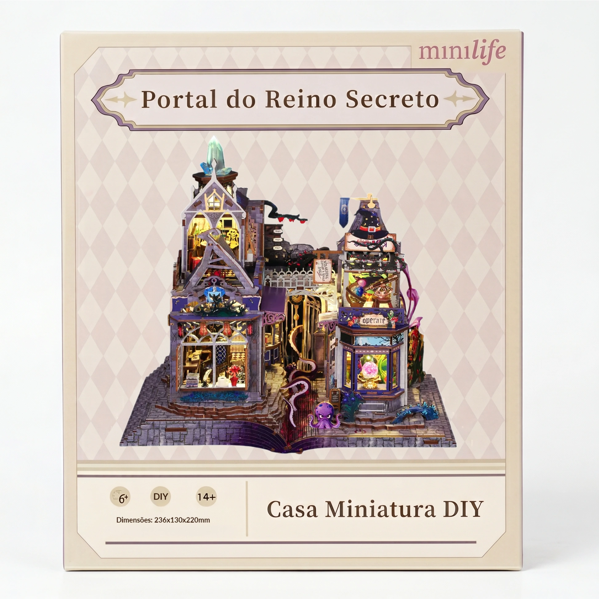 Portal do Reino Secreto | Casa Miniatura DIY - imagem caixa do produto