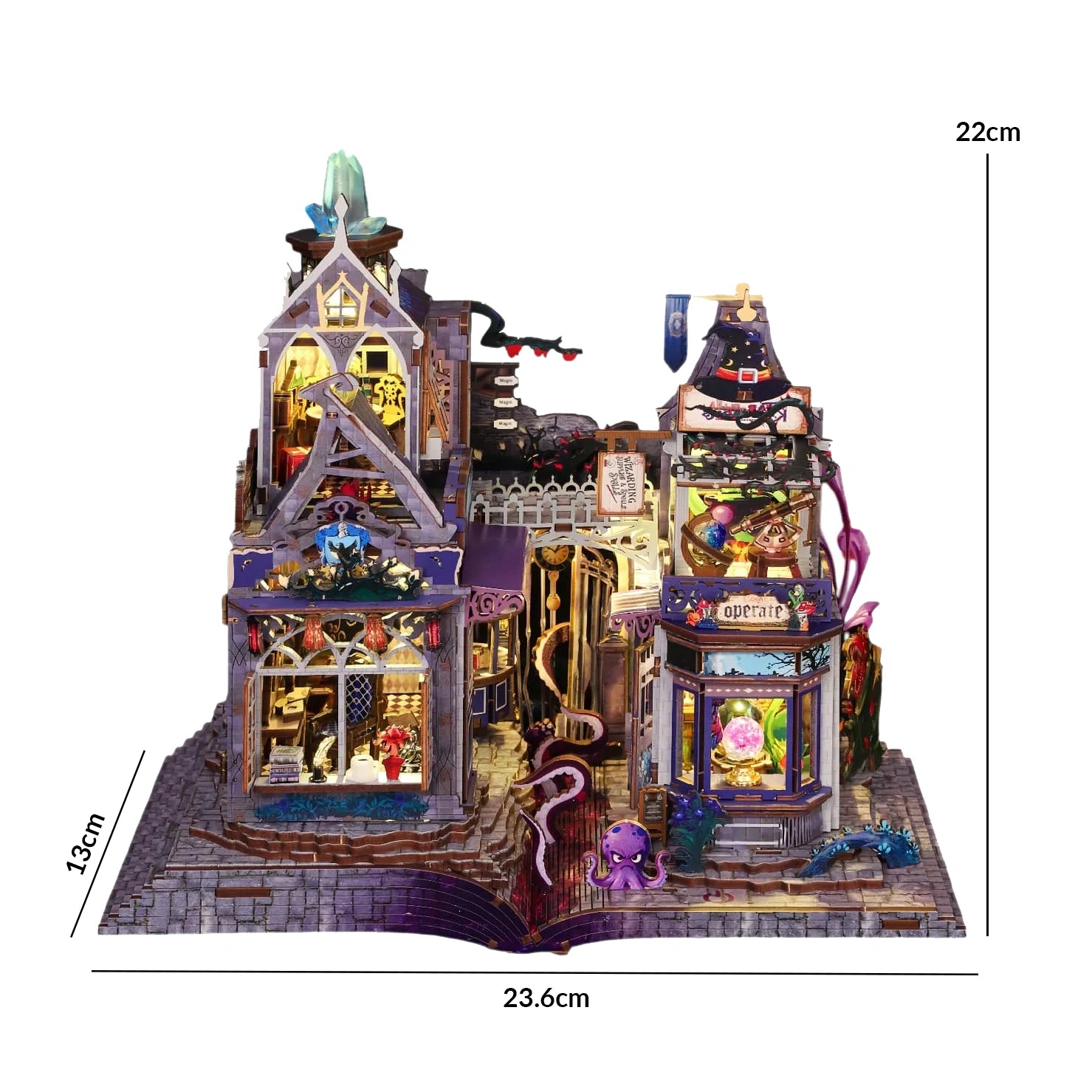 Portal do Reino Secreto | Casa Miniatura DIY - imagem dimensoes