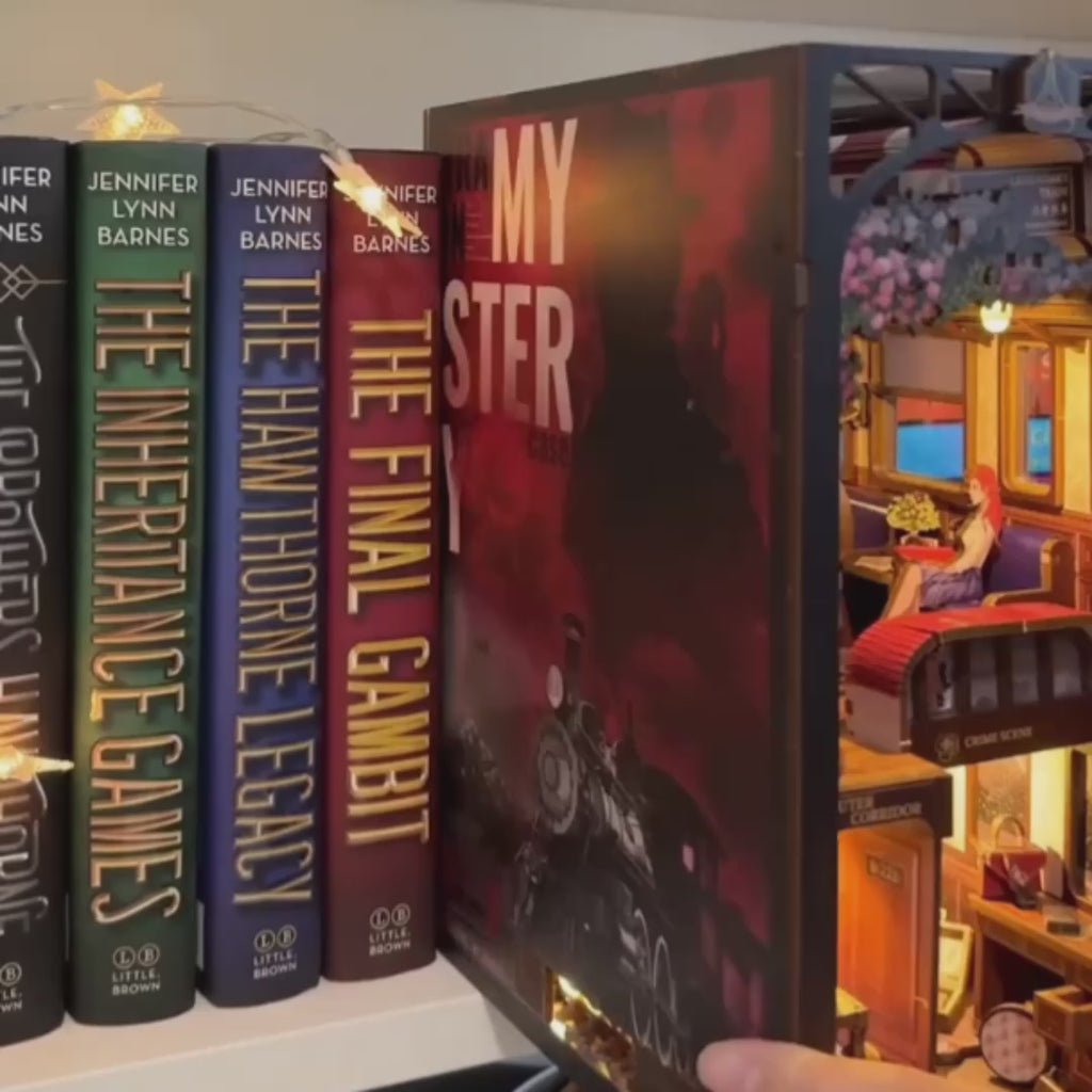 Mistério no Trem | Book Nook DIY