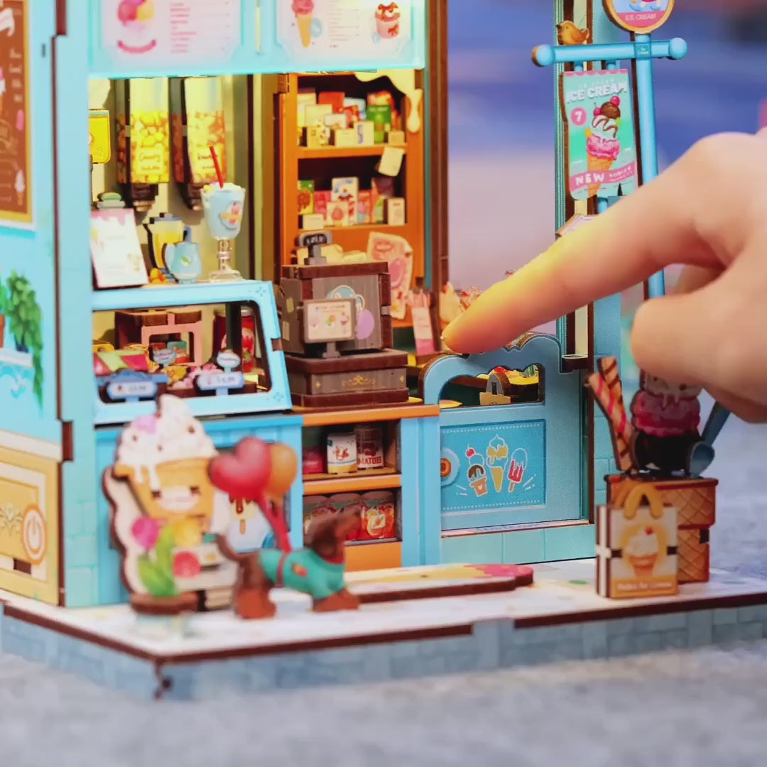 sorveteria da bella casa miniatura - porta abrivel video