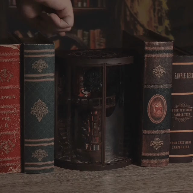 Biblioteca Circular da Sabedoria | Book Nook DIY