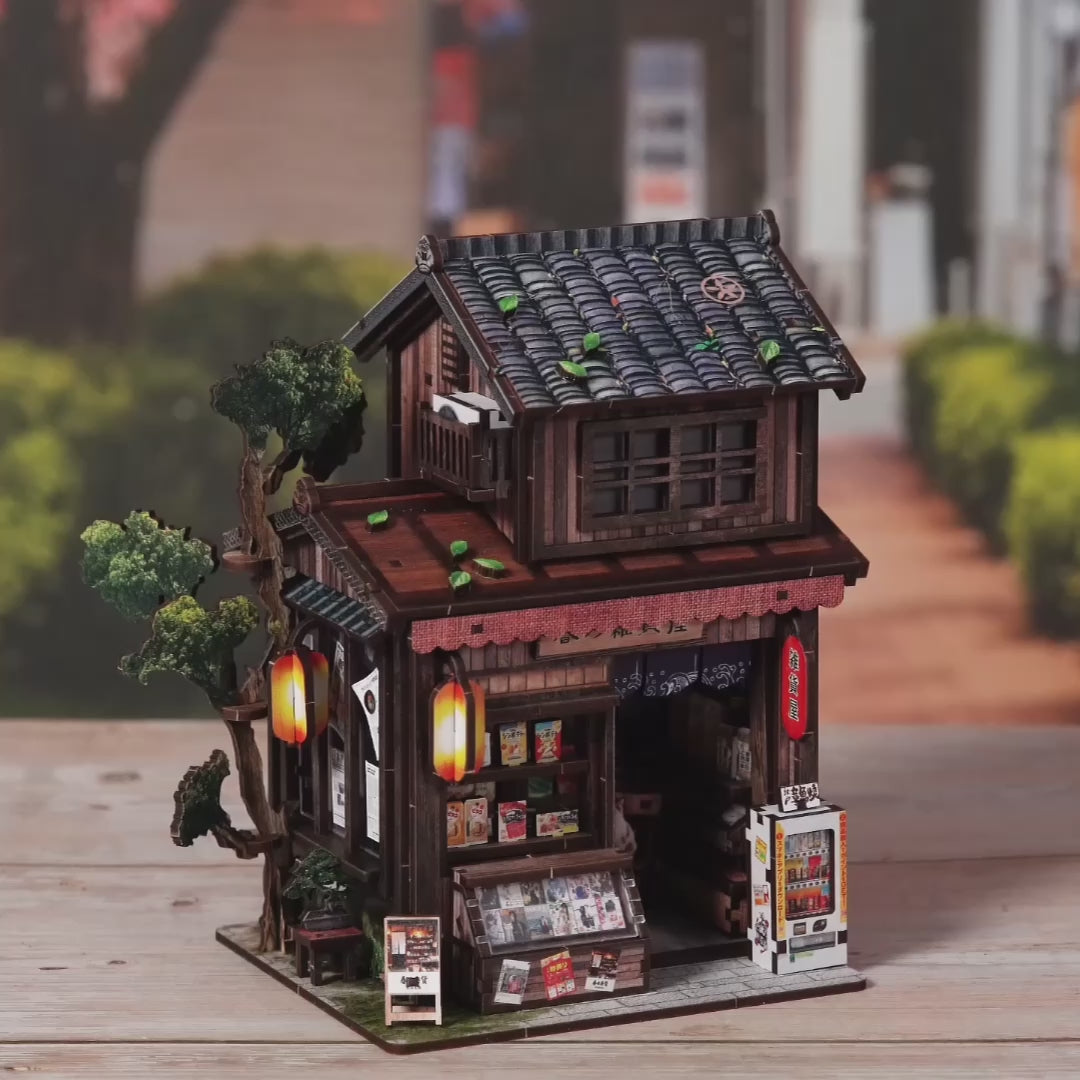 Mercearia Japonesa Kasuga | Casa Miniatura DIY - luz led video