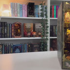reino verde das fadas book nook diy - porta abrivel video