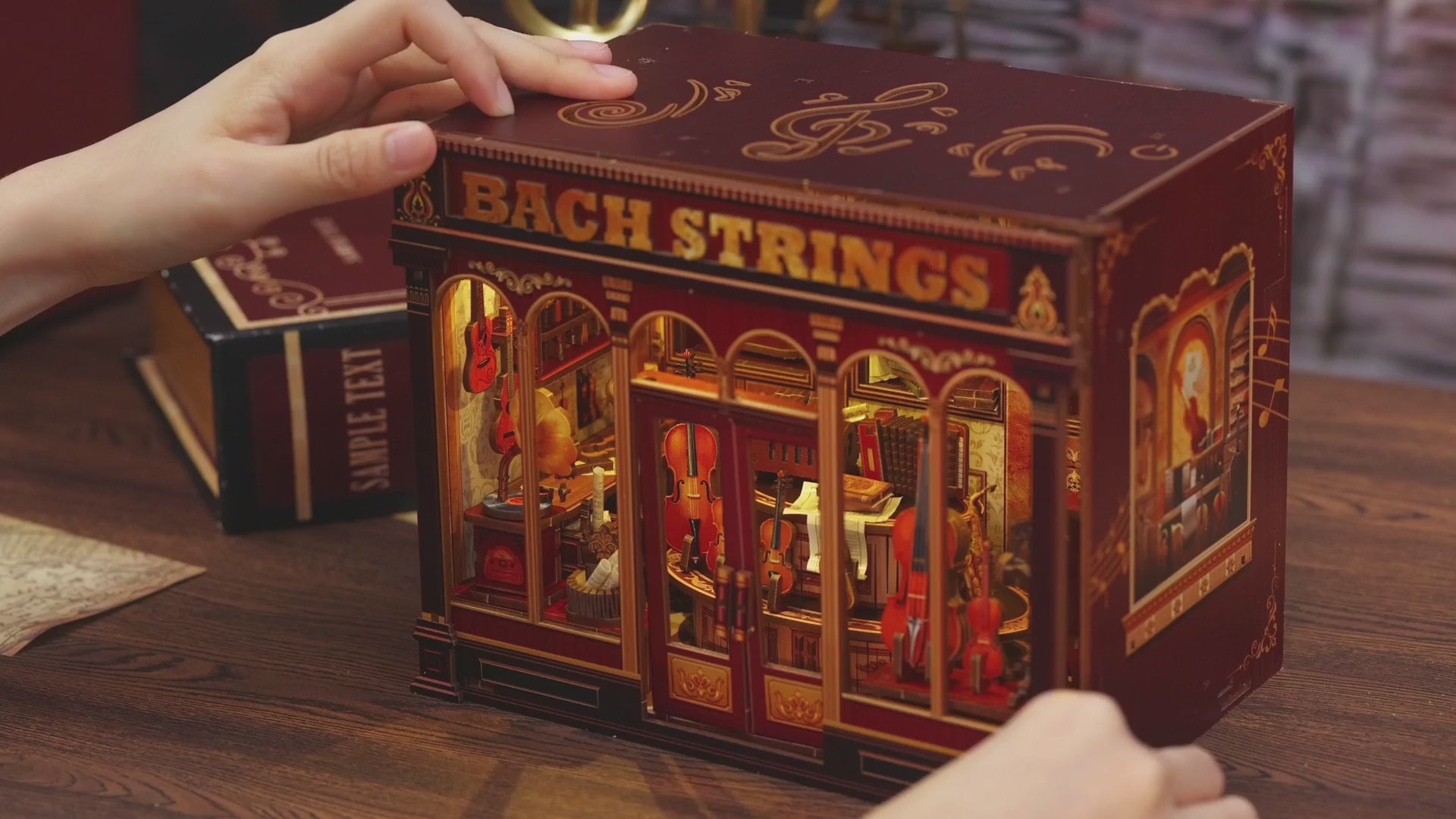 estudio musical casa miniatura diy - video principal video