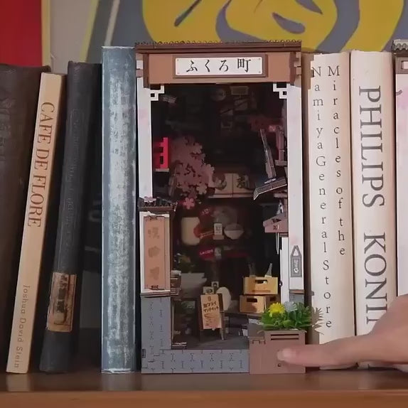 beco do vinho sakura book nook diy - luz led video