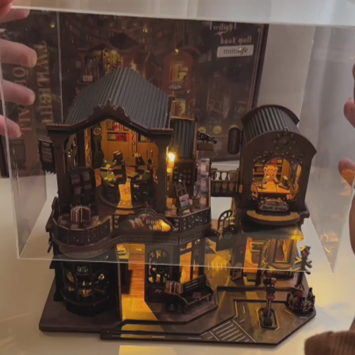 Livraria Crepúsculo | Casa Miniatura DIY