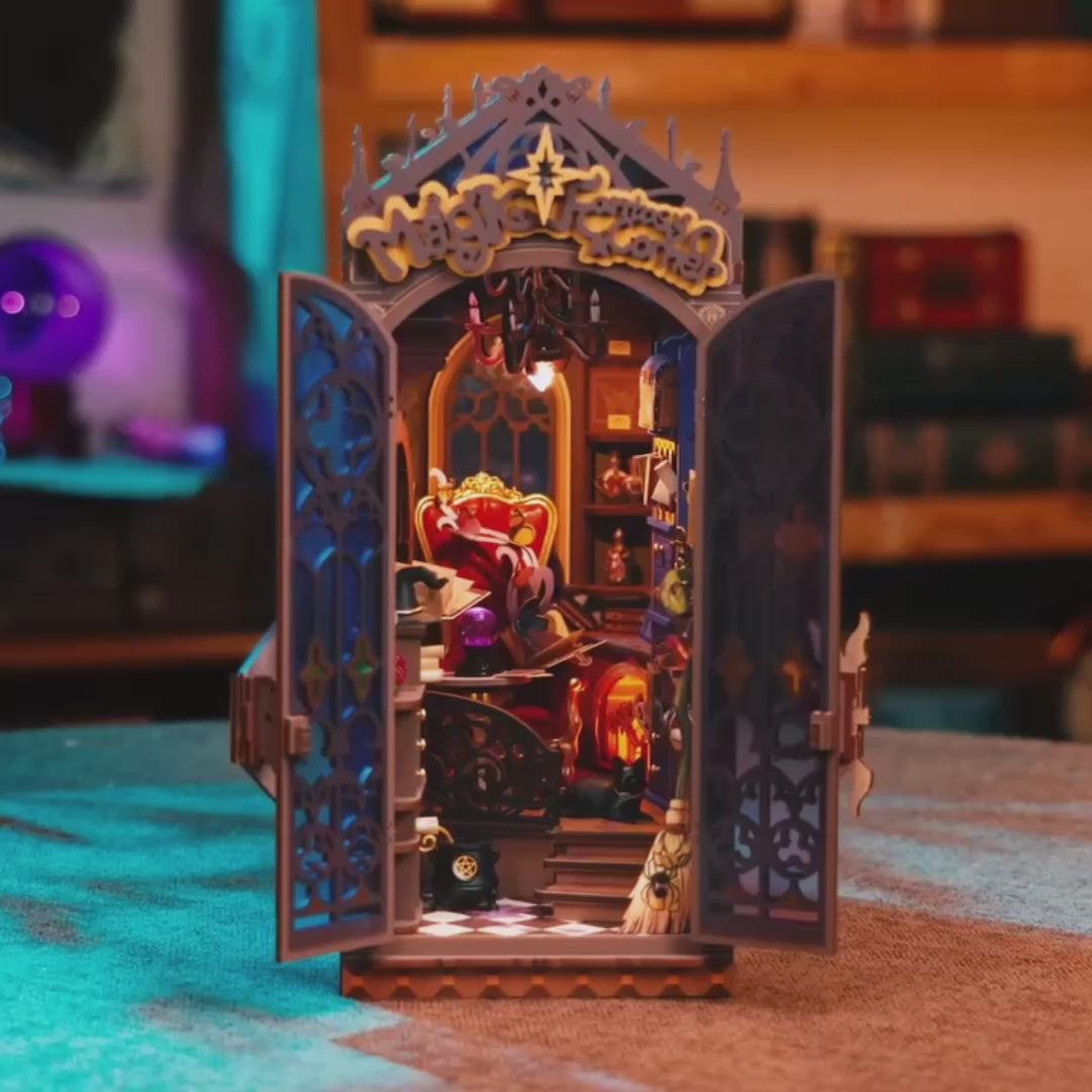 Mundo Mágico da Fantasia | Book Nook DIY