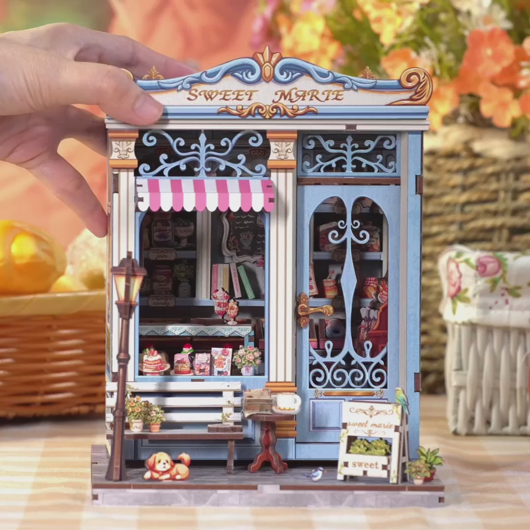 confeitaria sweet marie casa miniatura diy - porta abrivel video