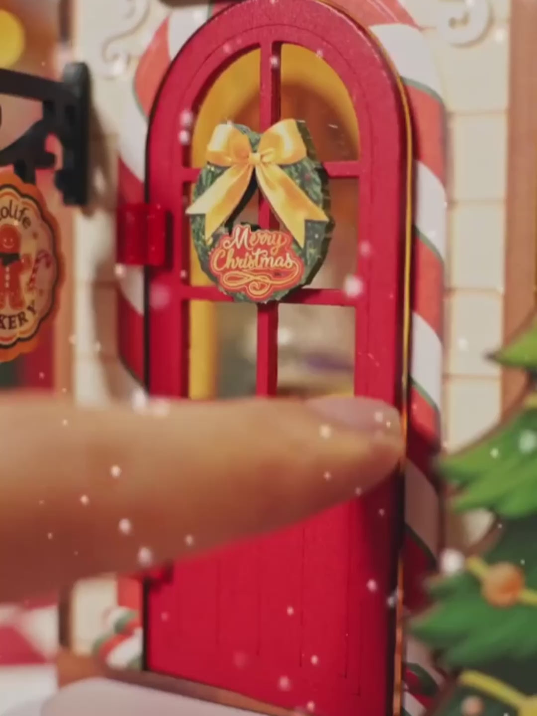 natal encantado casa de biscoito - porta abrivel video