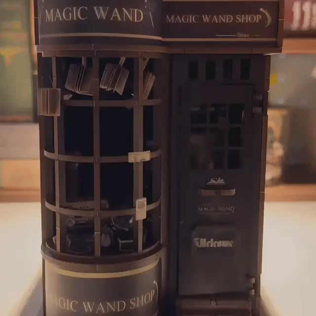 loja das varinhas magicas book nook diy - luz led video