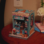 sorveteria da bella casa miniatura - luz led video