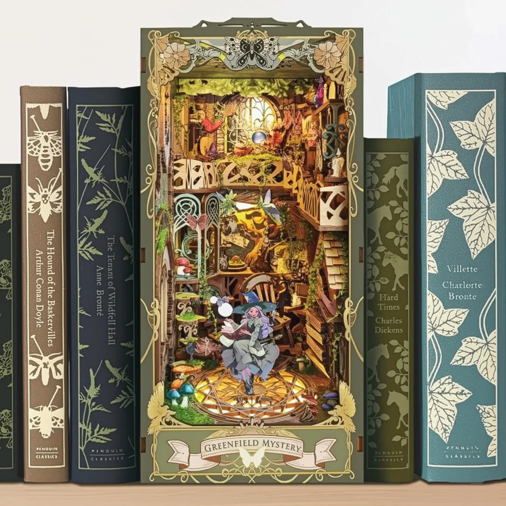 Reino Verde das Fadas Book Nook DIY