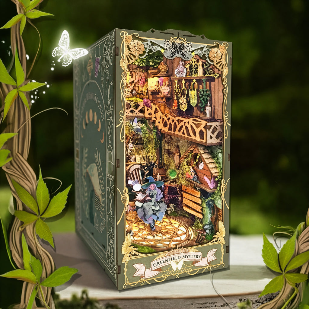 Reino Verde das Fadas | Book Nook DIY