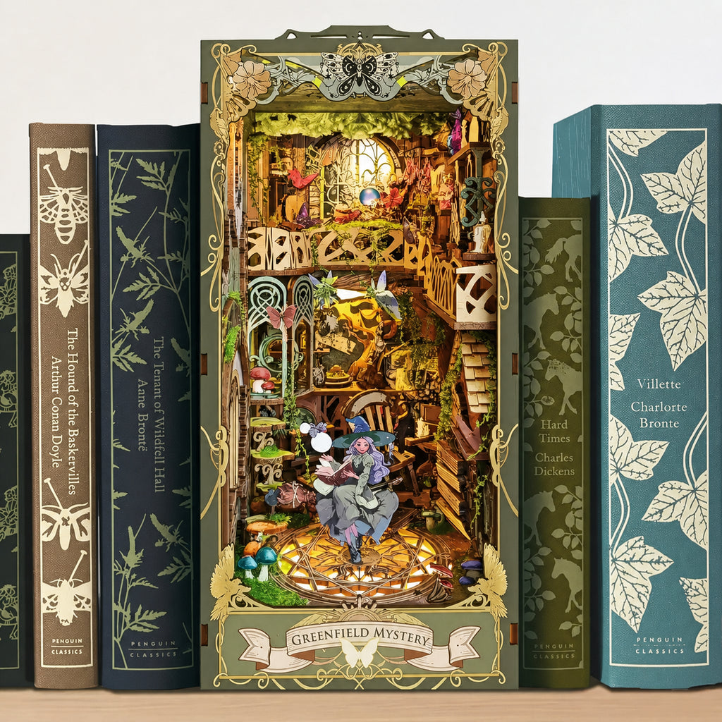Reino Verde das Fadas | Book Nook DIY