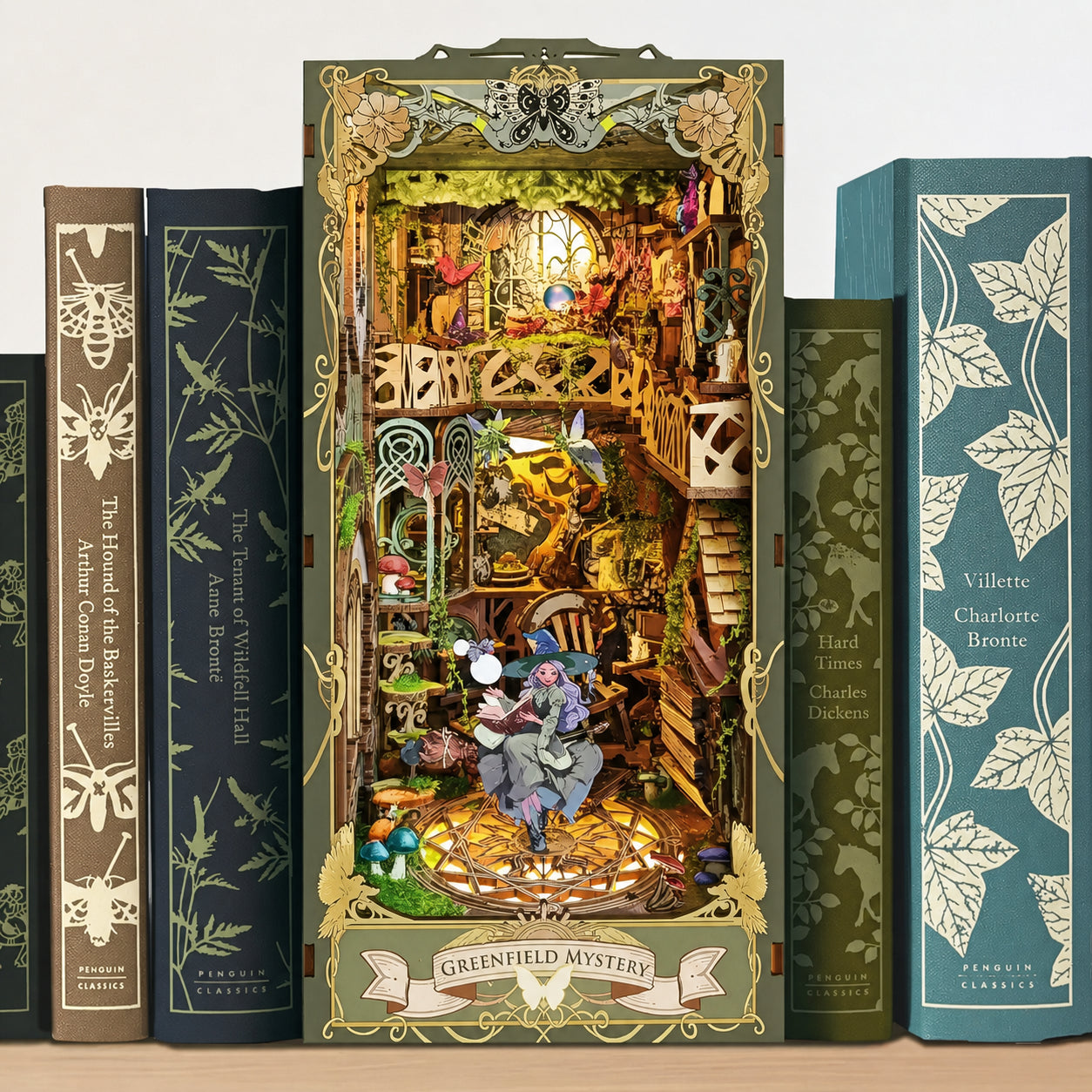 Reino Verde das Fadas | Book Nook DIY