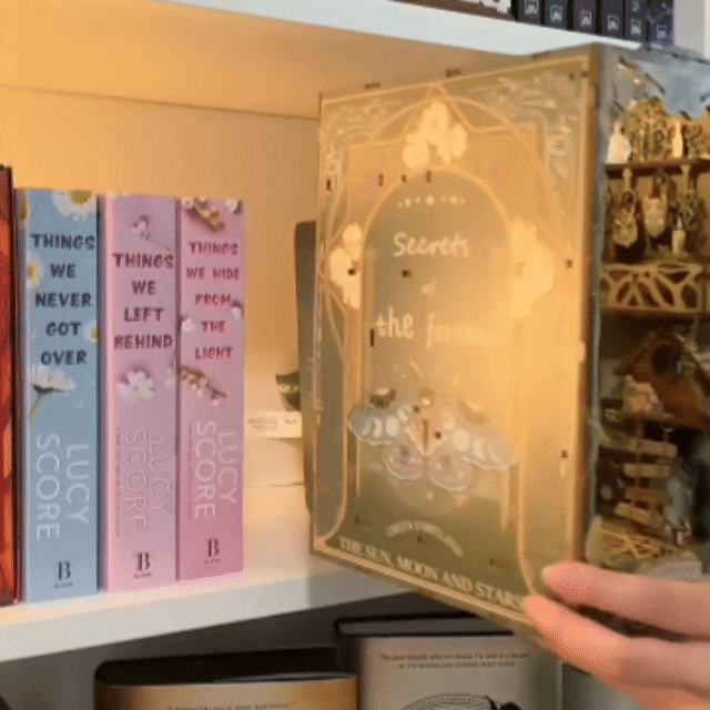 Reino Verde das Fadas | Book Nook DIY