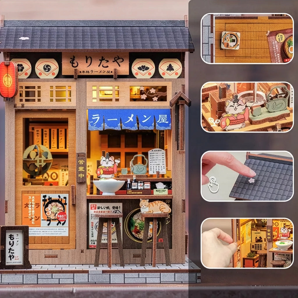 Restaurante Japonês de Ramen | Casa Miniatura DIY