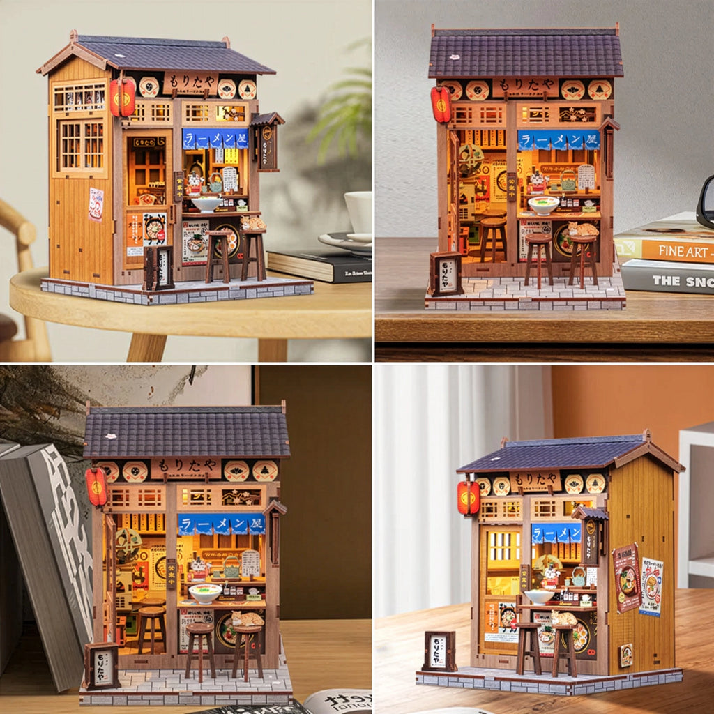 Restaurante Japonês de Ramen Casa Miniatura DIY