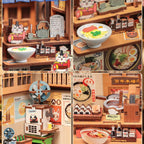 Restaurante Japonês de Ramen Casa Miniatura DIY