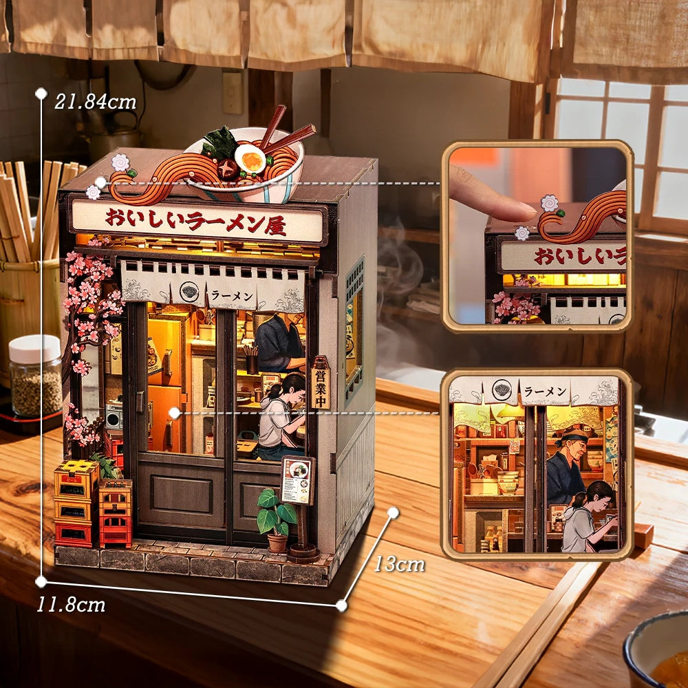 Restaurante Japonês Oishii Kyoto Casa Miniatura DIY