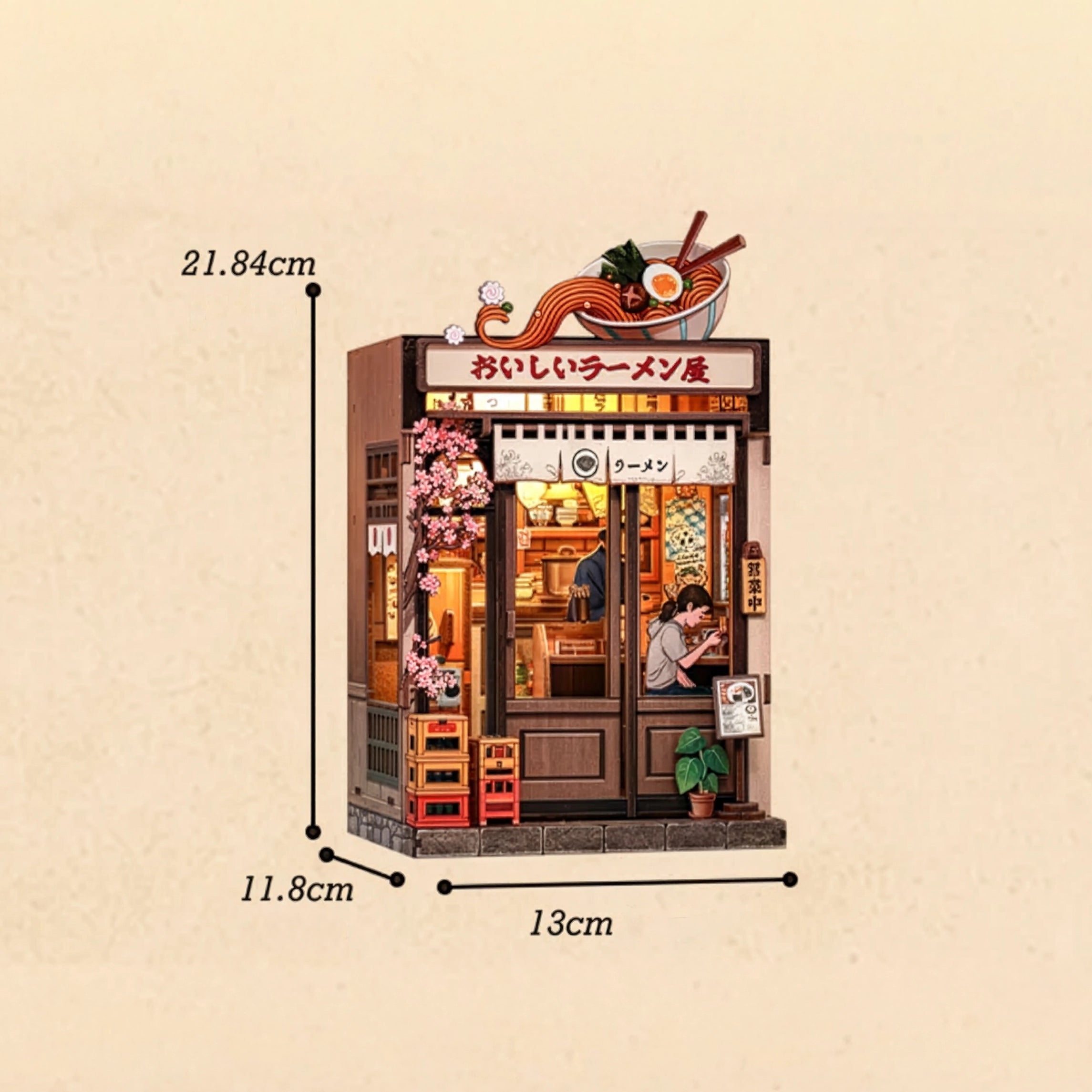 Restaurante Japonês Oishii Kyoto Casa Miniatura DIY