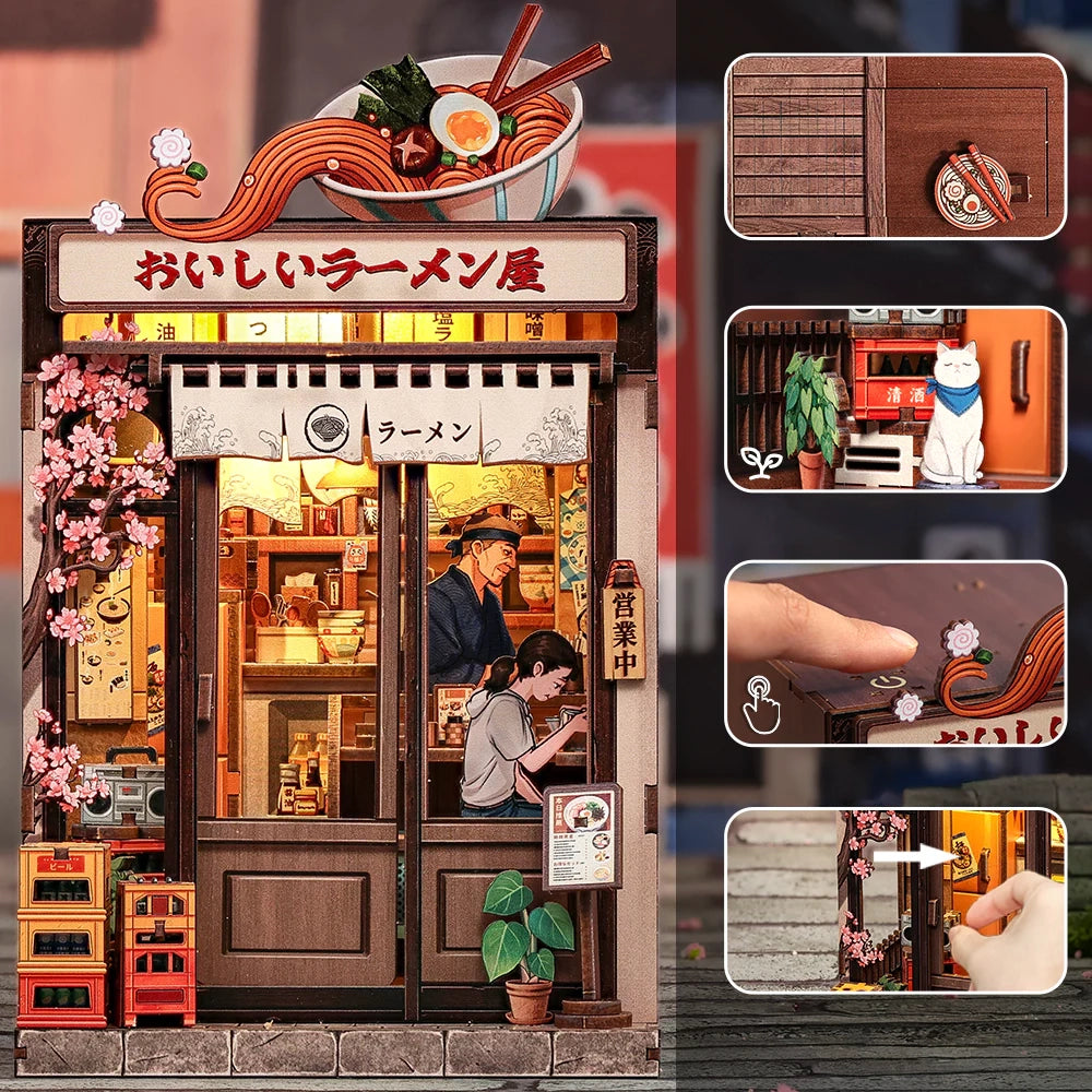 Restaurante Japonês Oishii Kyoto Casa Miniatura DIY