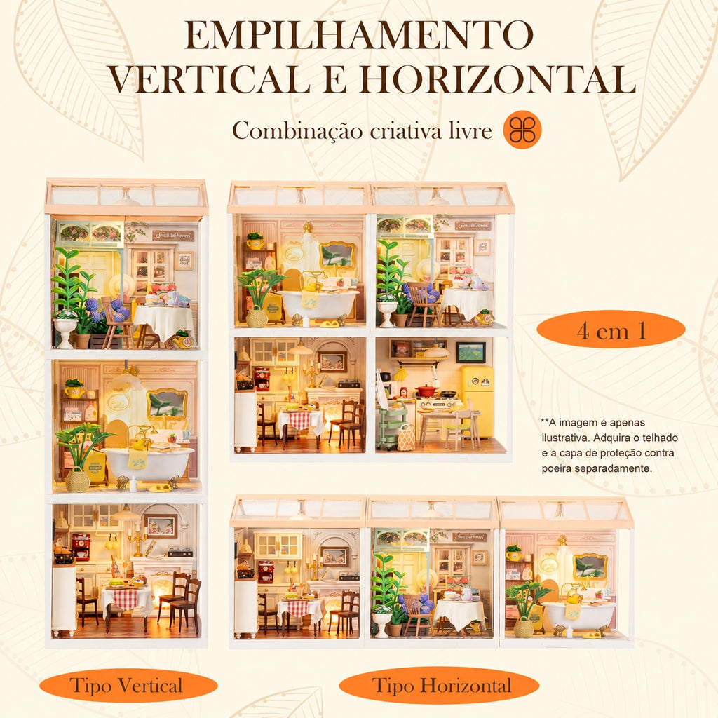 Banheiro Pop Bubble | Casa Miniatura DIY
