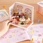 salao cha da tarde casa miniatura - montagem imagem 2