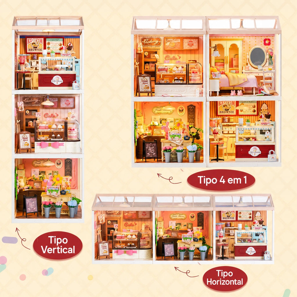 Sorveteria Deliciosa | Casa Miniatura DIY