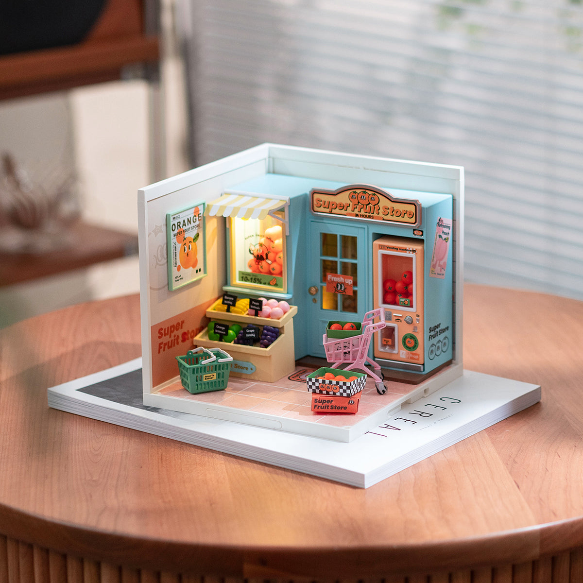 Super Fruteira Casa Miniatura DIY