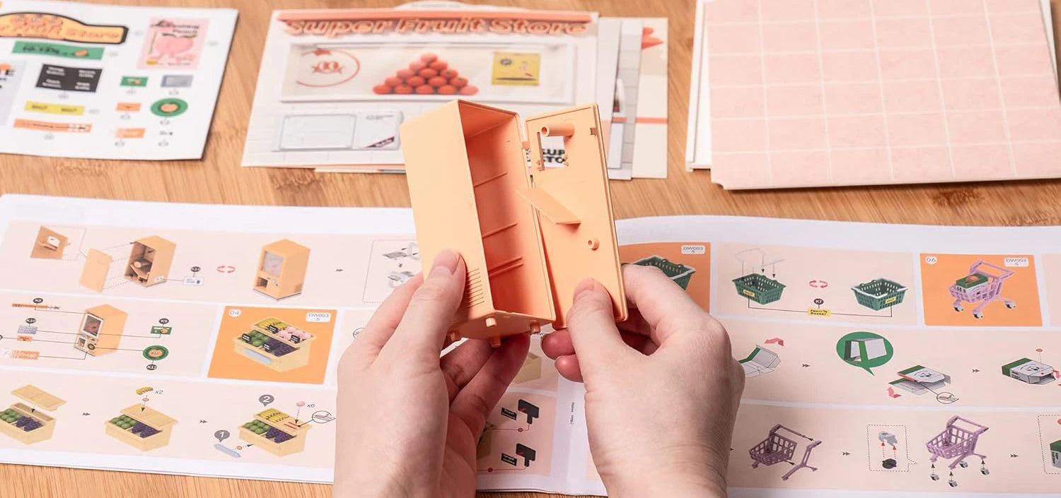 super fruteira miniatura diy - montagem imagem 2
