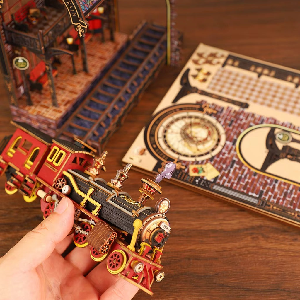 Trem Plataforma Zero | Book Nook DIY