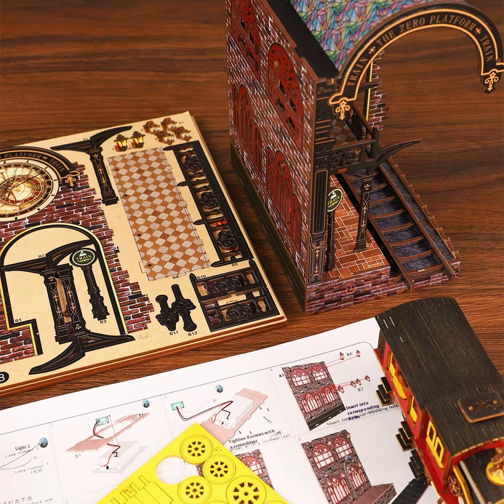 Trem Plataforma Zero | Book Nook DIY