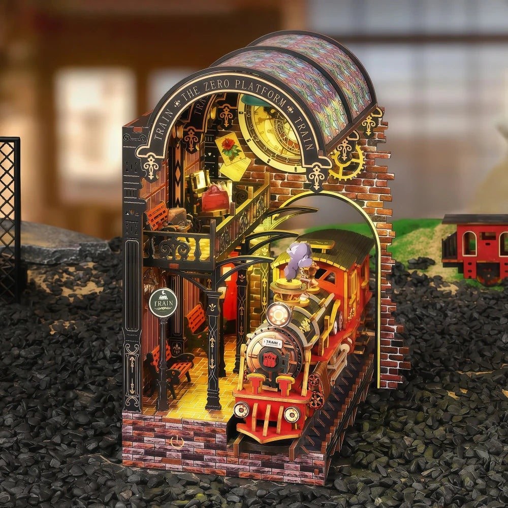 Trem Plataforma Zero | Book Nook DIY