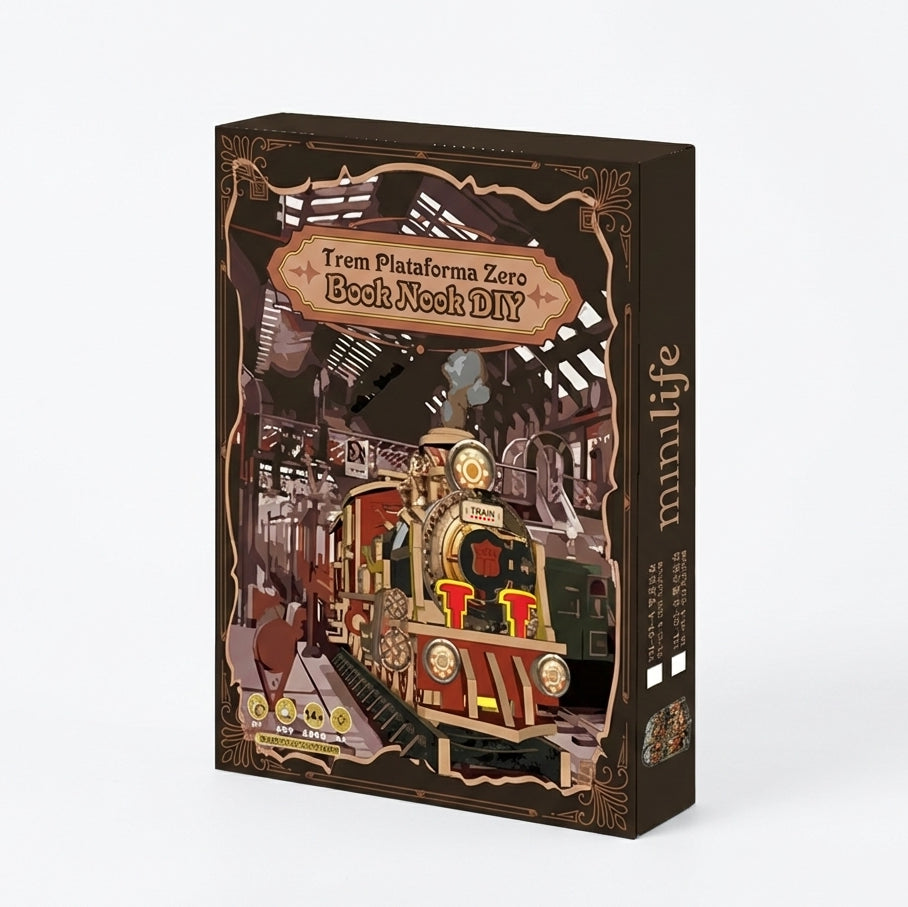 Trem Plataforma Zero | Book Nook DIY