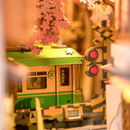 Trilho das Cerejeiras Book Nook DIY