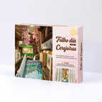 trilho das cerejeiras book nook diy - imagem caixa do produto