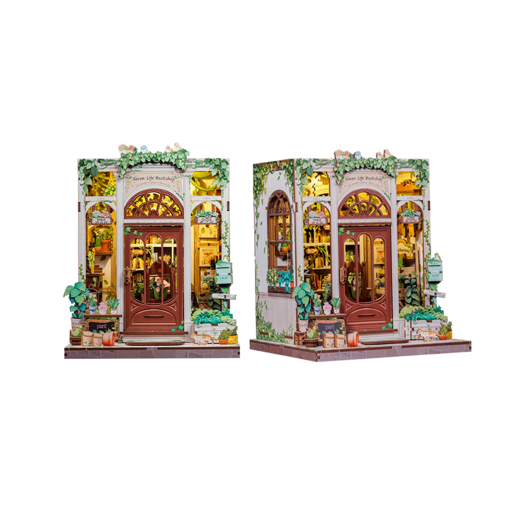 Vida Verde Livraria Casa Miniatura DIY