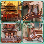 Vilarejo Oriental Book Nook DIY
