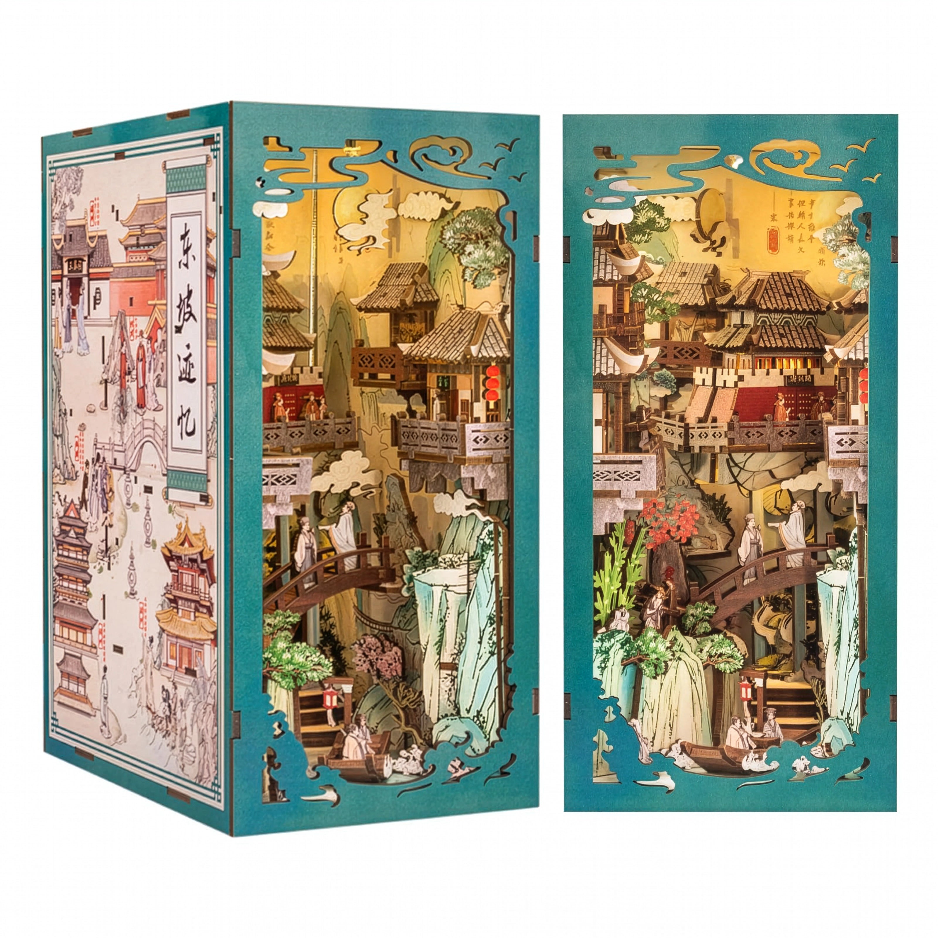 Vilarejo Oriental Book Nook DIY