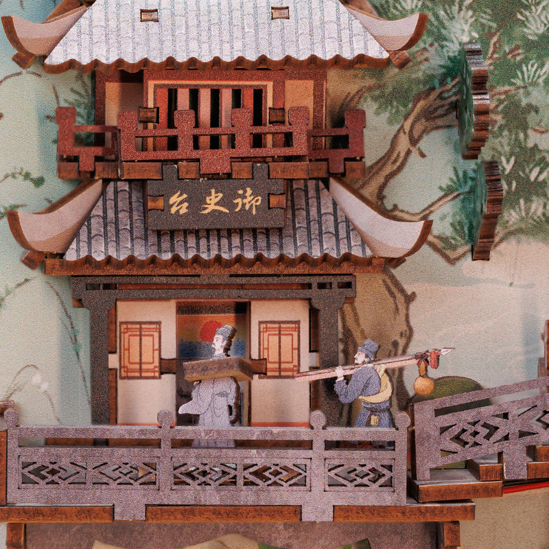 Vilarejo Oriental Book Nook DIY